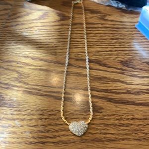 Swarovski gold tone necklace